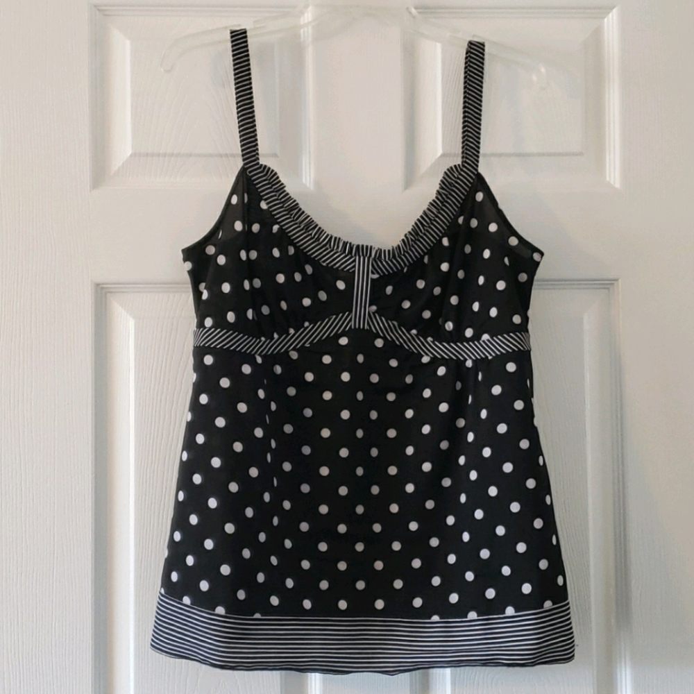 Ann Taylor Loft Polka Dot Top